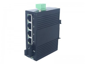 industrial fiber media converter with 6 utp ports2 fiber port