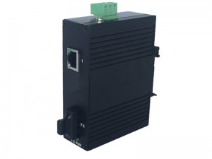 industrial media converter with 1 utp port1 fiber port